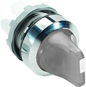 Переключатель M3SS7-21C (короткая ручка) прозрачный 3-х позиционный с подсветкой (только корпус) с возвратом в среднее положение 1SFA611216R2108 ABB