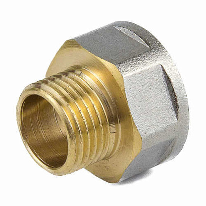 Изображение товара Переход реборда латунь никель Ду20х15 м/р 9021 Aquasfera НСК