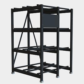 Стеллаж 4 полочный 2 ряда 960х935х1430 R4N2R969314AT Systeme Electric