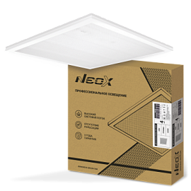 Светильник светодиодный ДВО/ДПО 45Вт ДВО-02-4565-ПРИЗМА 6500К 4500Лм 595х595х19 IP40 4690612037653 NEOX