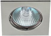 Светильник светодиодный KL2 SN литой квадрат MR16,12V/220V, 50W сатин никель ( ST-16015 SN ) C0043659 ЭРА