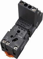 Цоколь Shenler SKC14-E, 10A(300V), винтовой зажим, черный, на рейку DIN35/панель, для RKE, RKF, R4N, MY4, 55.34, KMY4, PT4, RCM5