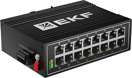 Коммутатор промышленный неуправляемый TSX-U-16T EKF