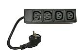 Переходник (блок распределения питания) Schuko 4*C13 DL-SVC-PDU 4C13 SVC