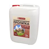 Пропитка огнезащитная водорастворимая «ОГНЕЗА-ПО-Д» с индикатором, с биозащитными добавками, канистра 10 л (12 кг) 105092 Огнеза