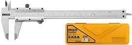 Штангенциркуль   механический 0-200мм, шаг 0,05мм, в кейсе INGCO HVC01200