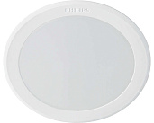 Светильник светодиодный ДВО LED 6Вт 4000K 420Лм IP20 круг белый 59444 MESON 080 40K WH recessed 929003285102 Philips