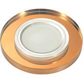 Светильник встраиваемый DLS-L106 GU5.3 CHROME/BRONZE декоративный ТМ "Fametto", серия "Luciole". UL-00000357 Uniel