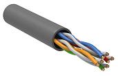 Витая пара U/UTP кат.5E 4х2х0,51 (24 AWG) LSZH нг(А)-HF Серый solid indoor (305м) РФ/Т LC1-C5E04-121-T-R ITK