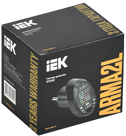 Тестер розеток ST02D ARMA2L 5   A2L5-ST14-02 IEK