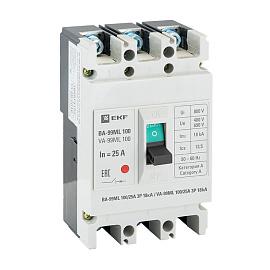 Выключатель автоматический100/20А 3П трехполюсный 18кА ВА-99МL EKF Basic