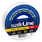 Изолента ПВХ белая 19х25м 9373 Safeline