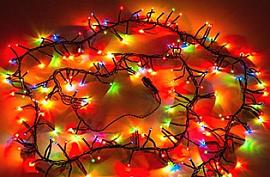 Гирлянда Фейерверк 2м 200Led мульти свет зеленый провод 1,5м соединение до 5шт IP20 LDFC200-M-E .4610003328894 SHLights