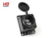 Розетка настенная с заглушкой каучук 16A IP 44 083-05-03 HLT