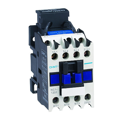 Изображение товара Контактор NC1-1201 12А 230В/АС3 1НЗ 50Гц (R) 221128 CHINT