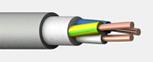 Кабель силовой NUM-J 3х 1.5-0,66 (NYM) Конкорд (4м)