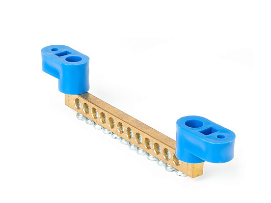 Изображение товара Изолированная шина с 12 отверстиями HLT Ноль 63А для электромонтажа