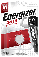 Батарейка (элемент питания) литиевые CR2016 BP1 Lithium 21129 Energizer