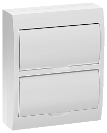 Корпус пластиковый ЩРН-П-24 бел. дверь IP41 GENERICA MKP13-N-24-41-K01-G IEK