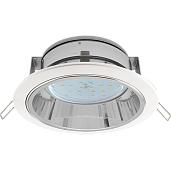Светильник встраиваемый даунлайт H2R 220V GX53 белый 58х125 /FW53H2ECB/ ECOLA