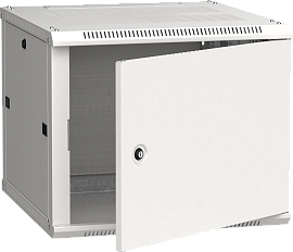 Шкаф телекоммуникационный навесной (настенный) ITK 19" 6U 600x600 дверь металлическая RAL7035 LWR3-06U66-MF IEK
