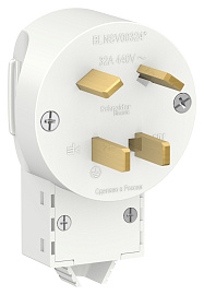 Вилка силовая BLANCA 3Р+N 32А, 440В белая BLNSV003241 Systeme Electric