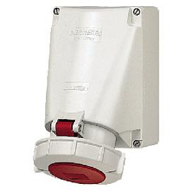 Розетка кабельная силовая 63/400/5 настенная IP67 136A Mennekes