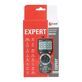 Мультиметр цифровой MS18C EKF Expert In-180701-pm18С