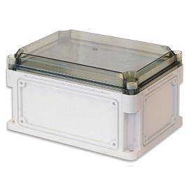 DKC 563311 Корпус IP67,600х300х160 (высота крышки 35), стенка выбивной фланец ,прозрачная крышка