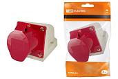 Розетка стационарн 115 3P+PE+N 16A 380В IP44 /кор. 12 шт/ (SQ0602-0003) TDM
