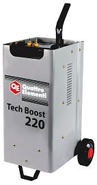 Пуско-зарядное устройство QUATTRO ELEMENTI Tech Boost 220 (12 / 24 Вольт, заряд до 30А, пуск до 200 А, 15кг)