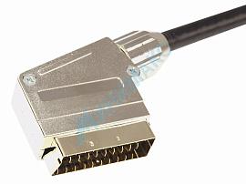 Шнур SCART-SCART (21PIN), длина 3 метра (GOLD- металл) REXANT 3563 17-1115