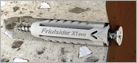 Дюбель нейлоновый универсальный X1 evo 6х30  FR_6007000603000 FRIULSIDER