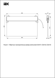 Светильник аварийный ССА 2101,3ч, пост., 3Вт, ВЫХОД-EXIT, IP20, ,  LSSA0-2101-3-20-K03 IEK