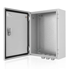 Щит  300х400х210 (ШхВхГ) IP66 ЩМП 342 ОЩН с монтажной панелью  RAL 7035 6-005 Элма