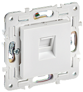 Розетка компьютерная RJ45 кат.5E SK-K01W арктический белый SKANDY SK-K10-1-K01 IEK