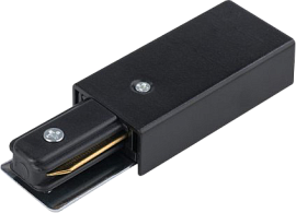 Коннектор шинопровода прямой SC-1B-TL черный серии TOP-LINE 4690612029351 IN HOME
