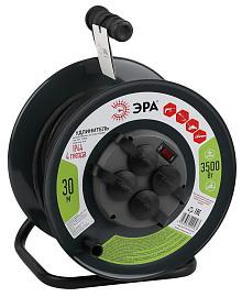 Удлинитель силовой RMx-4es-3x1.5-30m-IP44(KG) на металлической катушке c/з 4 гн 30м КГ 3х1.5 (1/24) Б0046844 ЭРА