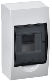 Бокс пластиковый ЩРН-П- 4 IP41 навесной GENERICA MKP12-N-04-41-G IEK