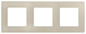 Изображение товара Рамка для розеток и выключателей 3 поста Etika бежевый Legrand