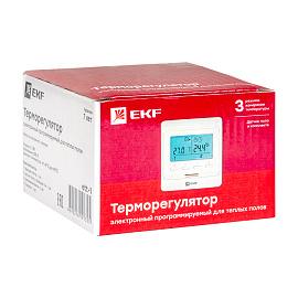 Терморегулятор для теплых полов электронный программируемый 16 A 230В с датчиком пола  EKF Proxima