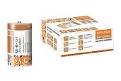Батарейка (элемент питания) R20 D Zinc Carbon 1,5V SH-2 Народная SQ1702-0022 TDM
