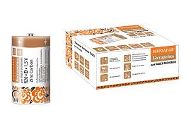 Батарейка (элемент питания) R20 D Zinc Carbon 1,5V SH-2 Народная SQ1702-0022 TDM