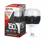Лампа светодиодная LED-HP-PRO 150Вт 230В E27 с адаптером Е40 6500К 14250Лм 4690612035703 IN HOME