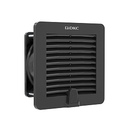 Вентилятор с фильтром RV 44/46 м3/ч 230 В 150x150 мм IP54 RAL9005 R5RV12230B DKC