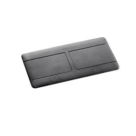 Legrand Выдвиж. розет. блок 8(2х4)мод.  черный 054028