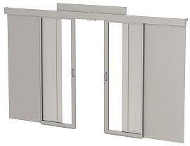 Комплект дверей раздвижных 47U 1000 серый ZP-FD35-47U-1000 ITK by ZPAS