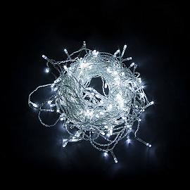 Гирлянда Занавес 3х3м 480Led холодный свет 5000К прозрачный провод 3м IP44 CL24 41627 Feron