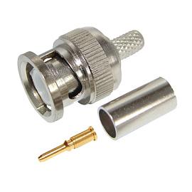 Разъем штекер BNC RG-6 обжим REXANT 05-3003