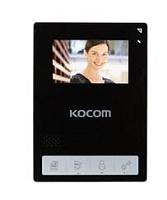 Монитор видеодомофона цветной hands-free, дисплей TFT LCD 4,3" KCV-434SD (черный) KOCOM